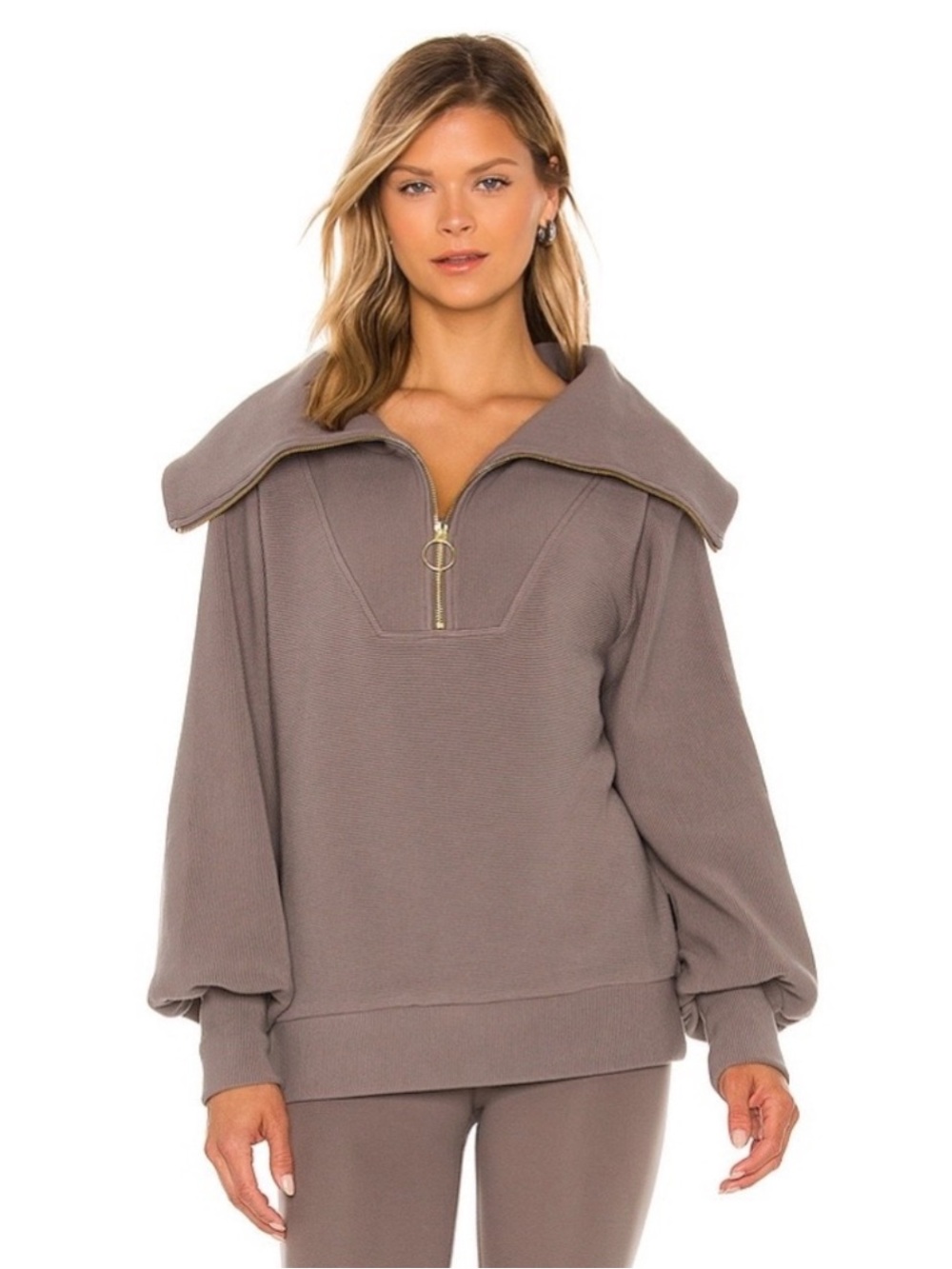 Varley Vine Pullover in Deep Charcoal